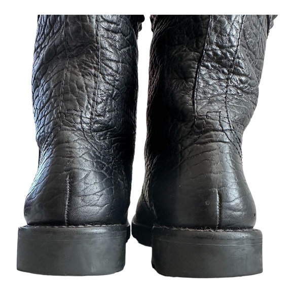 Tory Burch Women's Connell Mid-Calf Boots Size 6 Black/Chain - Picture 8 of 10